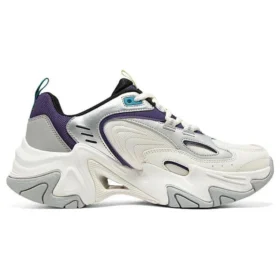 Zapatos D’ Lites Stamina «Blanco, Plata y Morado»