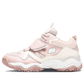 Zapatos D Lites Train de caña media Daddy rosa/blanco