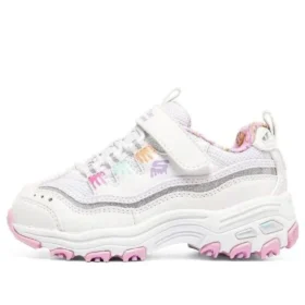 Zapatos de running D’ Lites Strap con Memory Foam «Blanco Rosa»