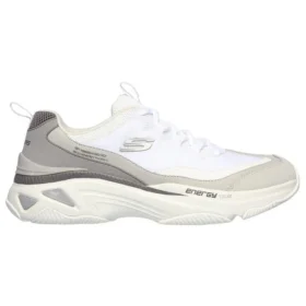 Zapatos de running de caña baja Energy Racer Gris/Blanco