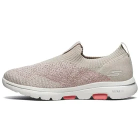 Zapatos de running Go Walk 5 Marrón/Rosa/Blanco