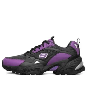 Zapatos de running One Punch Man x Skechers Stamina V2 de caña baja Negro/Morado