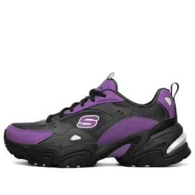 Zapatos de running One Punch Man x Skechers Stamina V2 de caña baja Negro/Morado