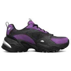 Zapatos de running One Punch Man x Skechers Stamina V2 de caña baja Negro/Morado